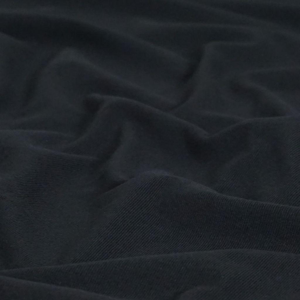 Heavy Jersey 100% Baumwolle schwarz